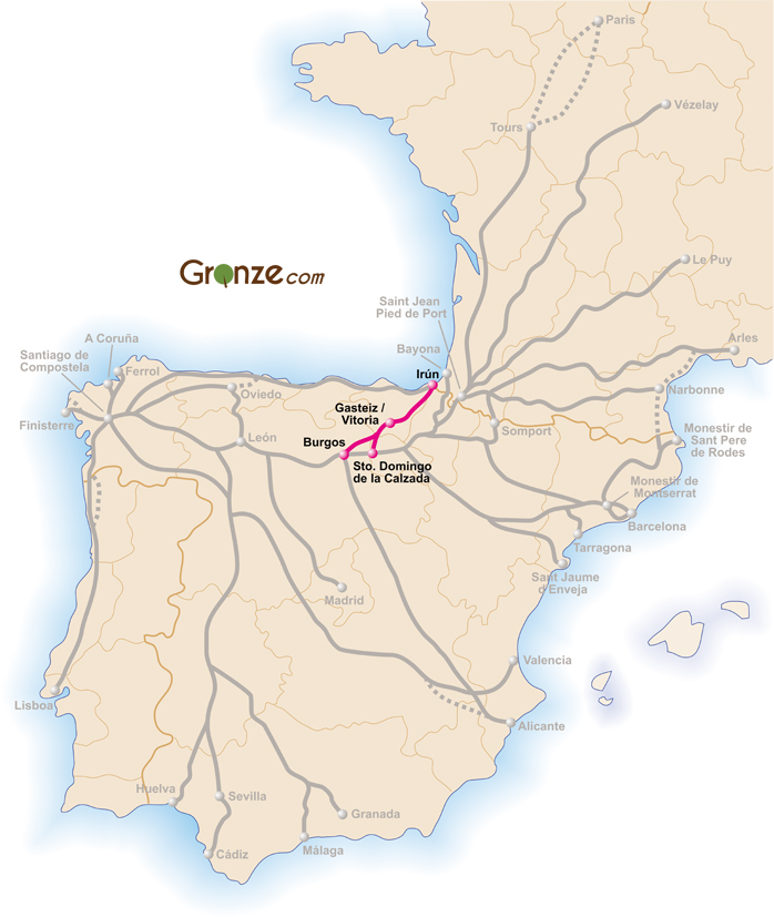 Camino Vasco Map2